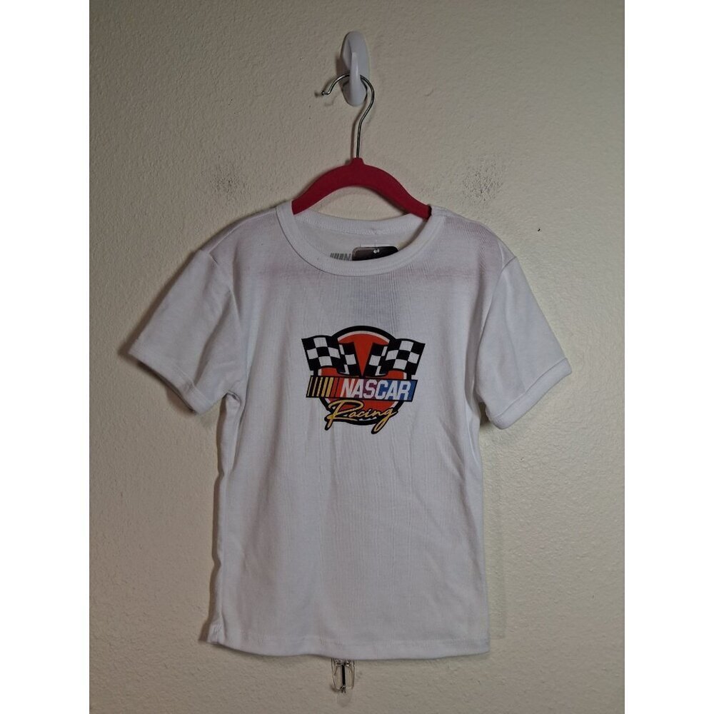 NWT NASCAR Racing T-Shirt Casual Short Sleeve Crew Neck Unisex Youth Size Small
